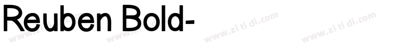 Reuben Bold字体转换